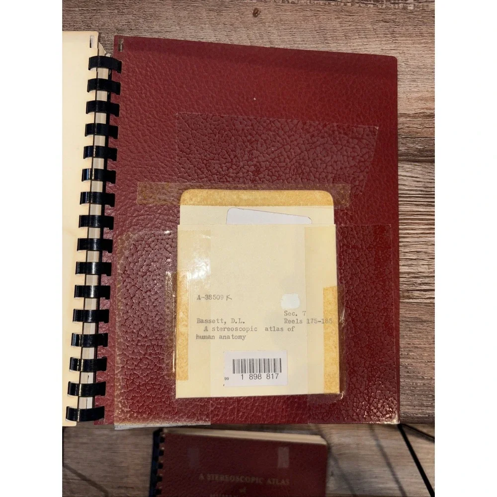Stereoscopic Atlas of Human Anatomy Lower Extremity 175-185 Viewmaster Reel Book